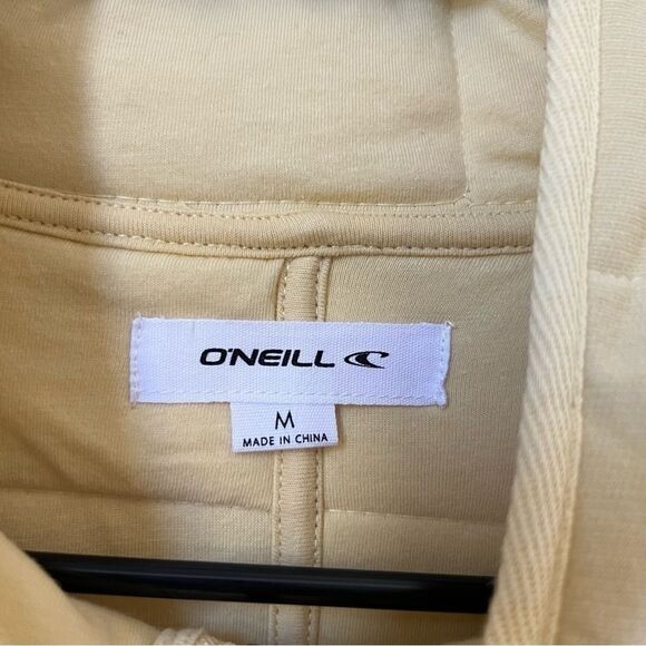 NEW O’Neill pastel yellow quilted quarter zip pullover Mabel jacket size medium - Picture 5 of 9